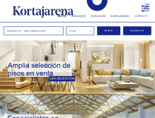 Tablet Screenshot of kortajarena.com